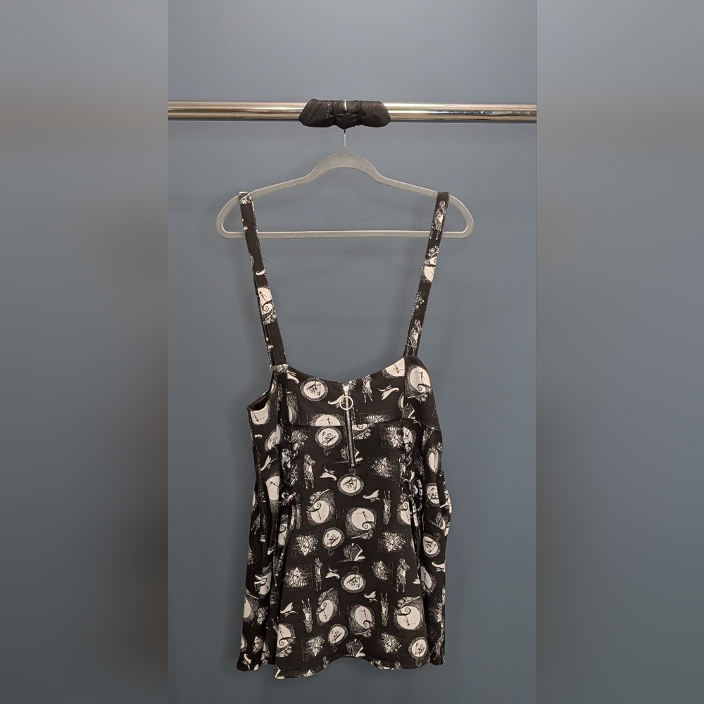 Disney Black and White Dress with Iconic Style - The Nightmare Before Christmas